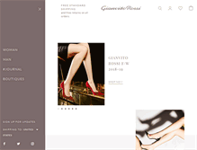 Tablet Screenshot of gianvitorossi.com